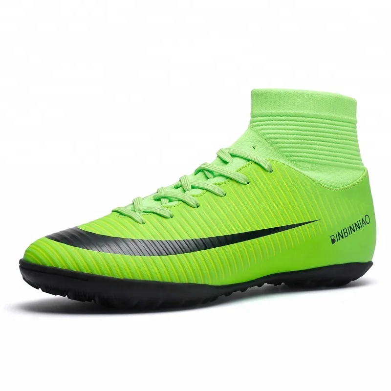

The new design of manufacturer is popular from china youth soccer boots shoes, 6 colors are available, customized