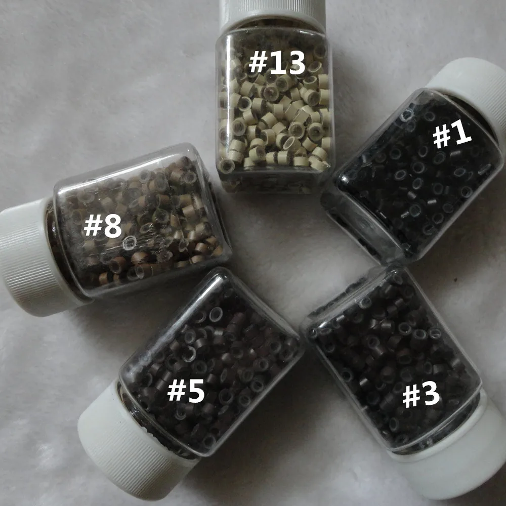 

wholesale silicon micro ring hair extension loop hair extension micro beads hair extension tools screw micro rings, N/a