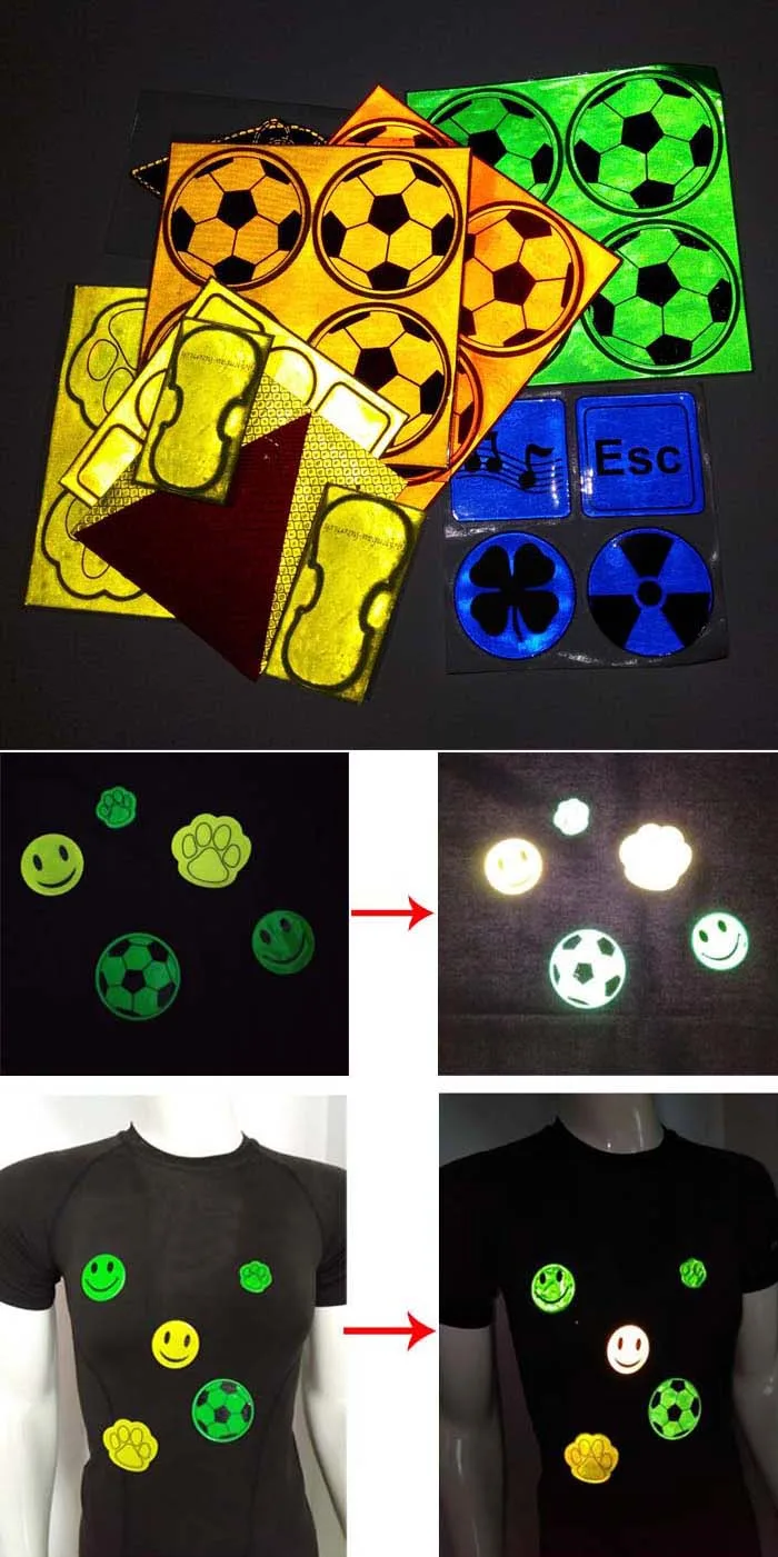 Reflective Plastic Pvc Slap Snap Wrap Bands With A Steel Plate Embedded