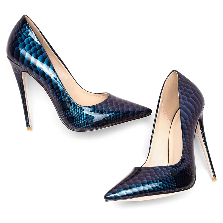 snakeskin heels with dress
