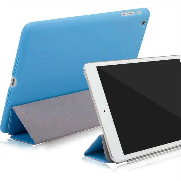 Folio stand style flip leather case Smart cover for Ipad mini 2