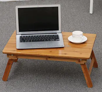 Fonkelnieuw Nieuwe Verstelbare Bamboe Gevouwen Laptop Bed Tafel/houten Laptop CD-49