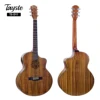 High quality 40inch soundhole engraving cutaway acoustic guitar with equalizer