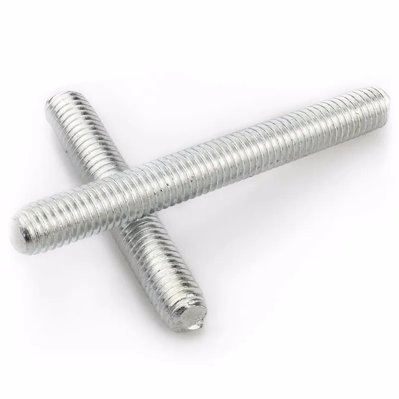 M8 M12 Carbon Steel Grade 4.8 Galvanized Stud Bolt Din976 Buy