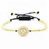 Fashion jewelry trending products adjustable chain handmade beads initails letters charm bracelet for girls