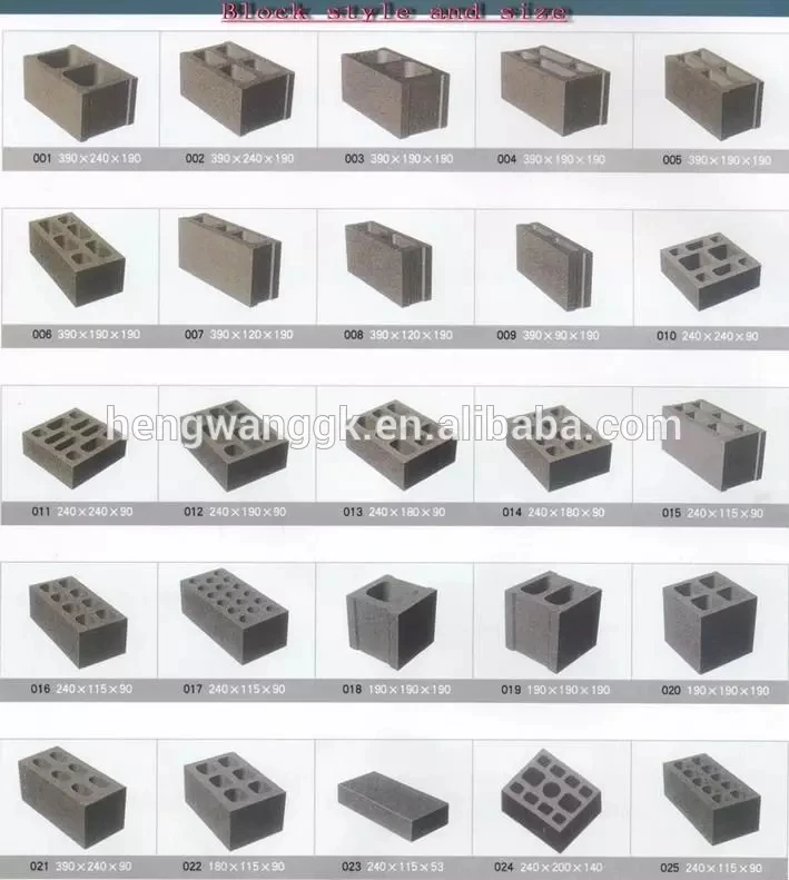 Hengwangautomatic brick machine/brick making machine price/cement brick making machine for factory price