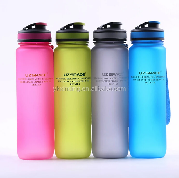 2015 Customized logo plastic water bottle/BPA free water bottle/colorful bottle 800ML