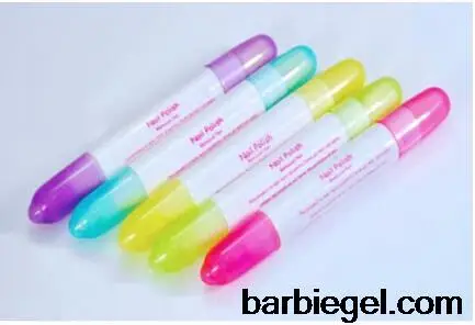 5Pcs Mixed Color Nail Art Polish Corrector Pen Remove Mistakes 3 Tips