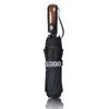 auto open and close umbrella with custom logo