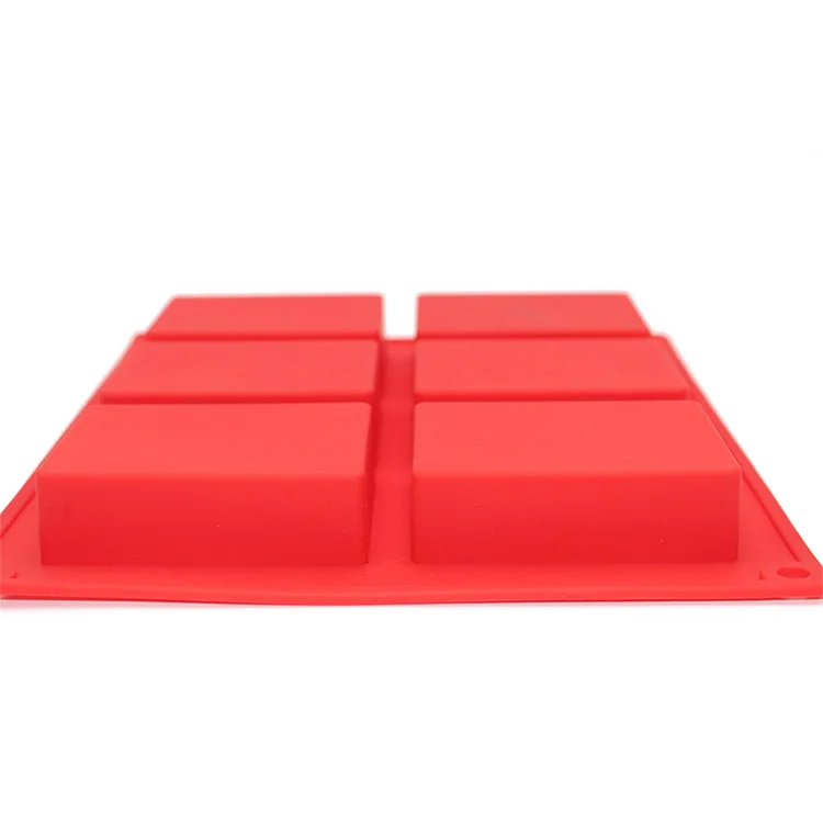 

Hot Selling High Quality Square shape Custom Silicone Soap Molds, Any pms color