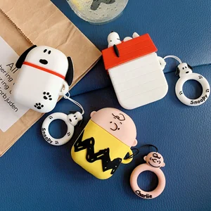 AirPods Silicone Case Charlie Snoopy Design