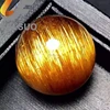 Natural Clear Hair Rutilated Quartz Crystal Sphere Gem Ball