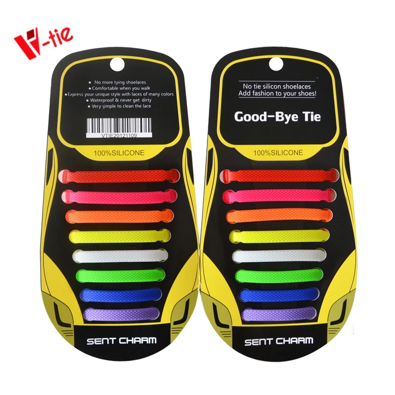 

Hot sale Lazy shoe laces custom printed shoelaces no tie shoelace for sneaker wholesale price, 13 colors