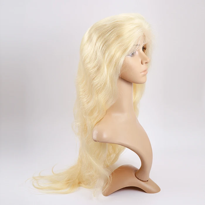 

High Quality Cheap Natural Human Hair Wig 613 Full Lace Wig Free Lace Wig Samples