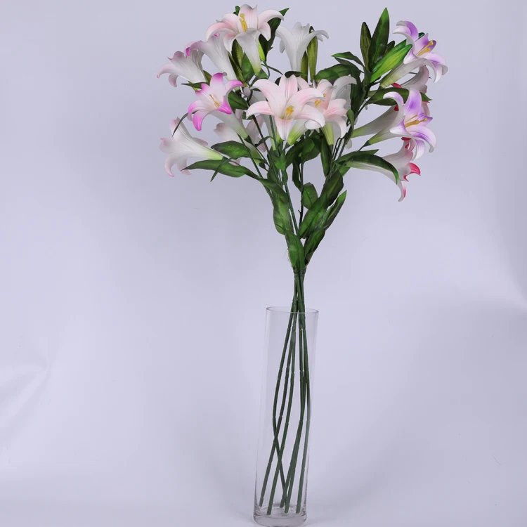 Wholesale Artificial Calla Lily In Bulk Lily Flower Plastic Tropical Lily Decoration Flower Buy Artificial Flower Artificial Flower Eva Lily Spray Handmade Decoration Flower Product On Alibaba Com