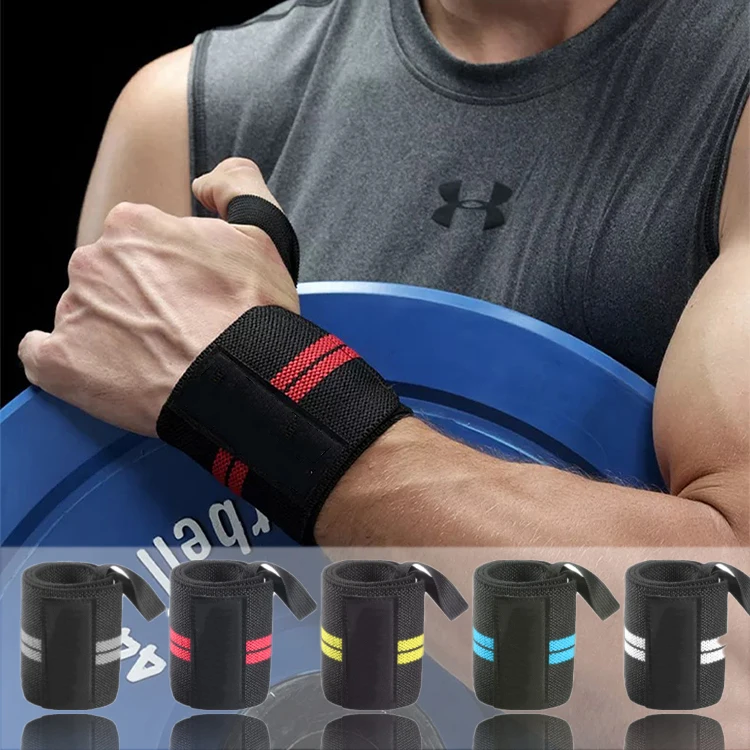 

Wholesale Custom High Quality Cheap Cotton Cross Training Powerlifting Weight Lifting Wrist Wraps, Customized