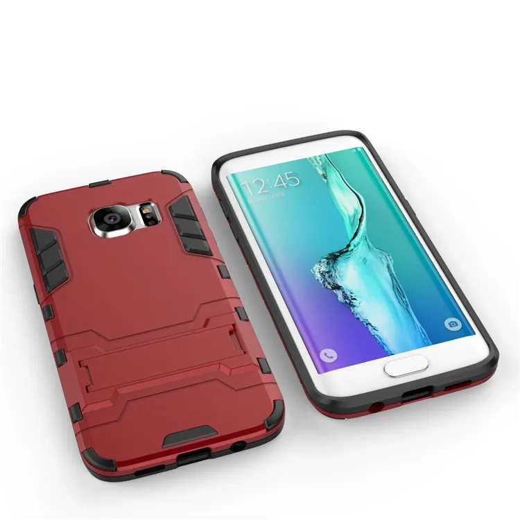 Hot sale shockproof hybrid case cover armor iron man Slim Armor TPU+PC phone case for Samsung galaxy S7 S8 Note 8