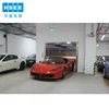 double-folded center opening cabin type motorcycle car lift