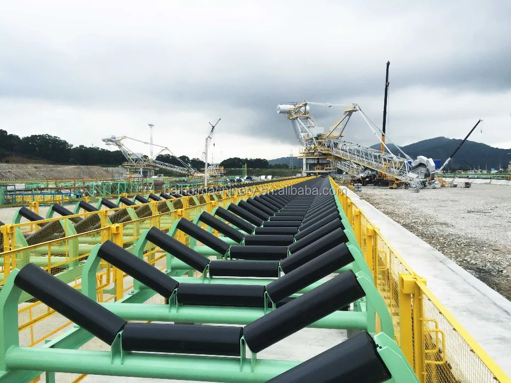 belt conveyor trough roller idler set for coal mining