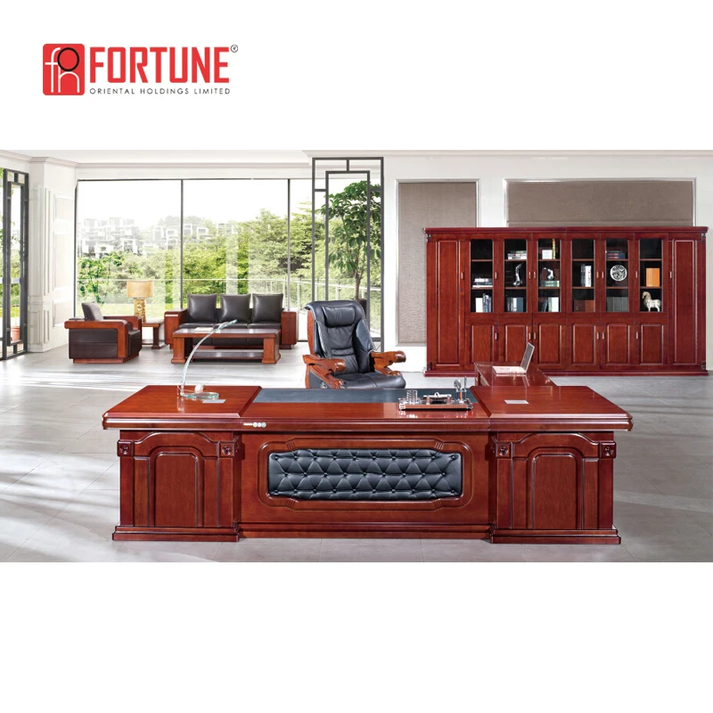 Luxury Ceo Office Furniture Executive Chairman Office Desk And Table