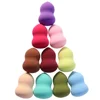 Free shipping 40*60mm gourd shape latex free blender cosmetic puff sponge 12colors Make up Sponge