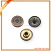 Custom logo brass rivet button for jeans