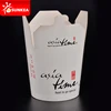 Take away chinese noodle boxes with plastic handle
