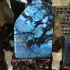 New arrival sparkly top quality natural labradorite quartz crystal stone ornament home decoration