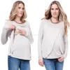 China Clothing Agent Pregnant Women Maternity Nursing Tops Plus Size Tunic Wholesale Manufacturer Wrap Tops