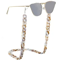 

Stylish Flat Acrylic Acetate Chain Sunglasses Glasses Holder Accessories Chunky Eyewear Straps Eyeglass Chain