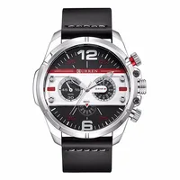 

Curren 8259 Fashion Design Mens Business Japan Movt Quartz Watch Genuine Leather Casual Dress Wristwatches For Men