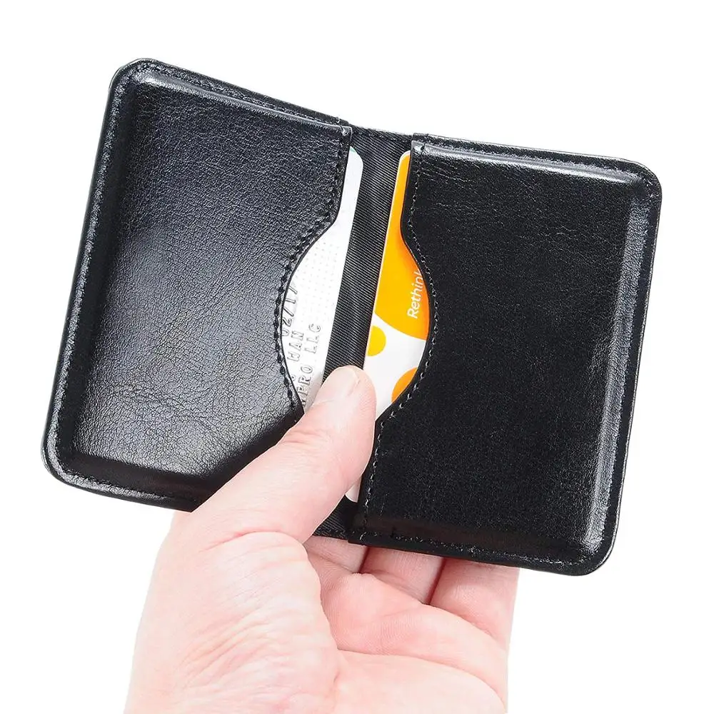 

Factory handmade oem name card business card holder case with magnetic shut