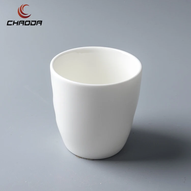 200ml Restaurant Cups Without Handle Fingerprint Shaped Cup Porcelain