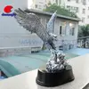 silver eagle, resin eagle statue, resin eagle figure