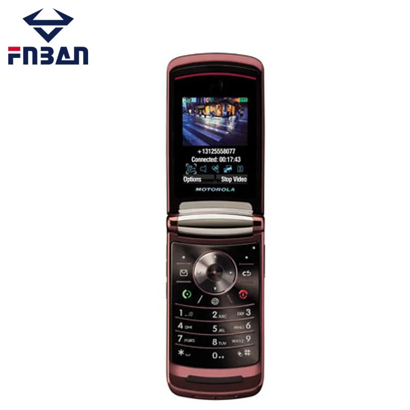 

Original Unlocked WCDMA Flip Cellular mobile phone RAZR2 V9