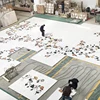 Marble Water-Jet Medallion Water Jet Ground For Hotel Decoration