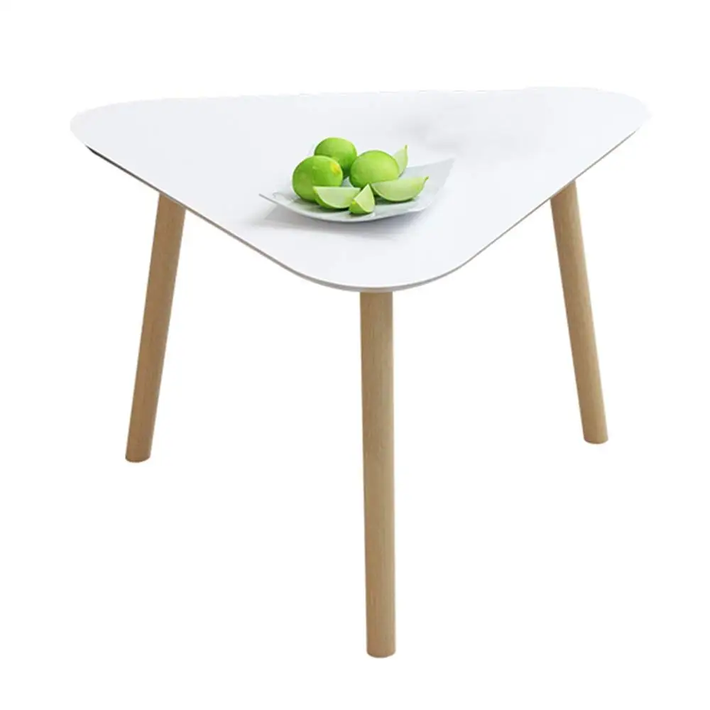 NAN Liang Coffee Tables End Tables Modern Decor Side Table Triangle Occasional Stand Tea Table for Living Room Home and Office Set White Folding Tables (Size : 40cm)