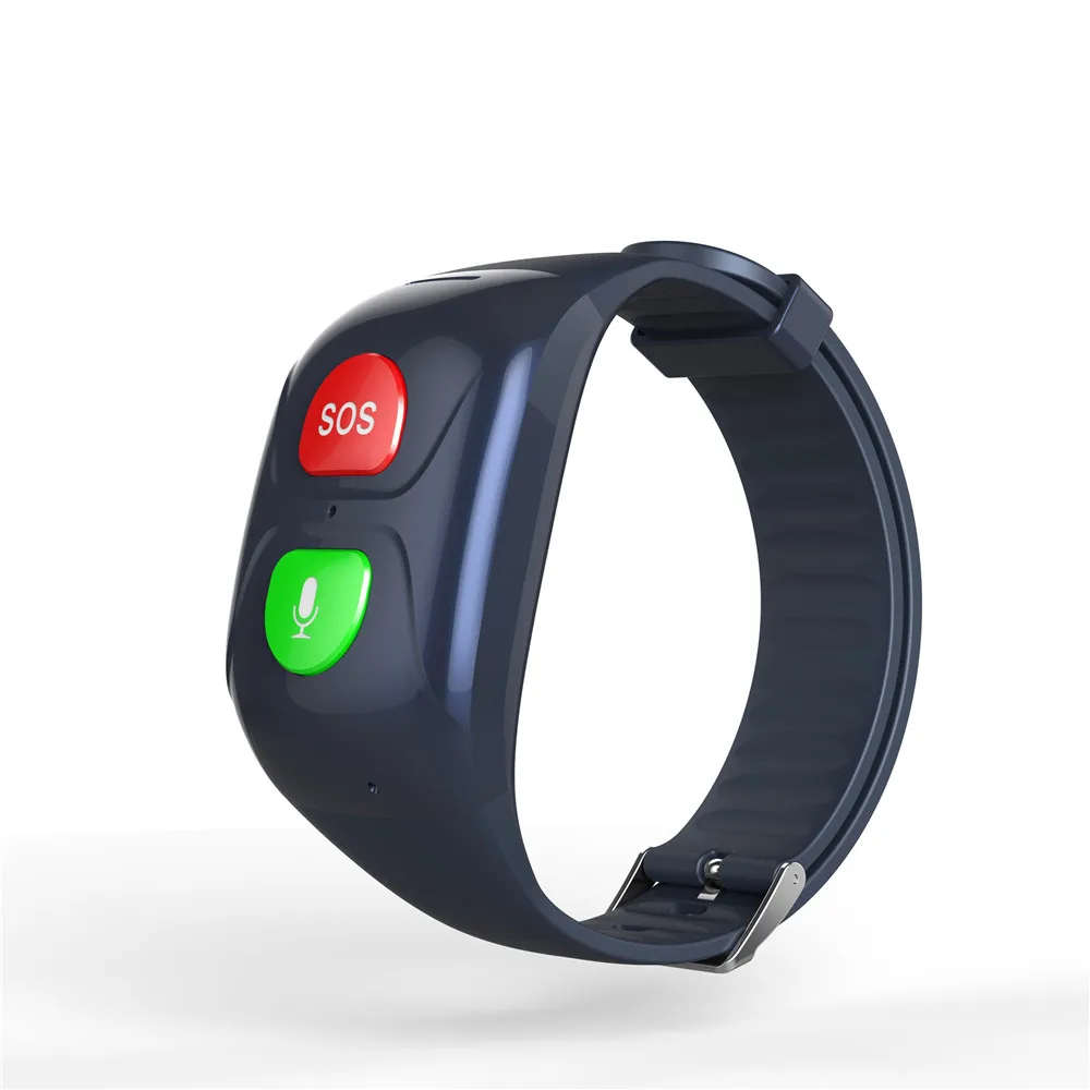 Emergency watch phone GPS tracker elderly sos smart bracelet with GSM