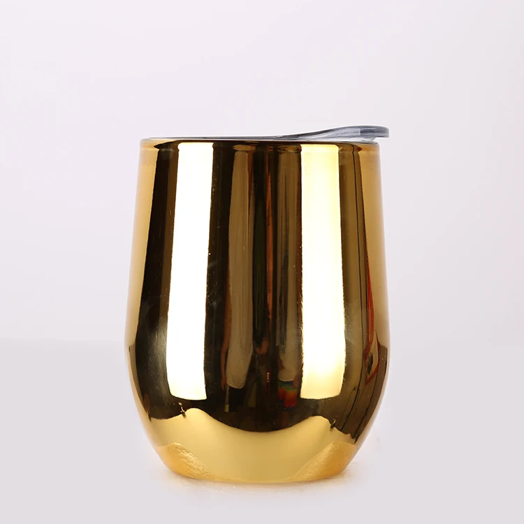 

Stainless Steel 12oz Custom Gold Wine Tumbler Wholesale, Wine Tumbler Double Walled, 32 colors