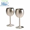 10oz Double Wall Stainless Steel Wine Cup Metal Wine Goblet, stainless steel wine cup ,wine tumbler with stem
