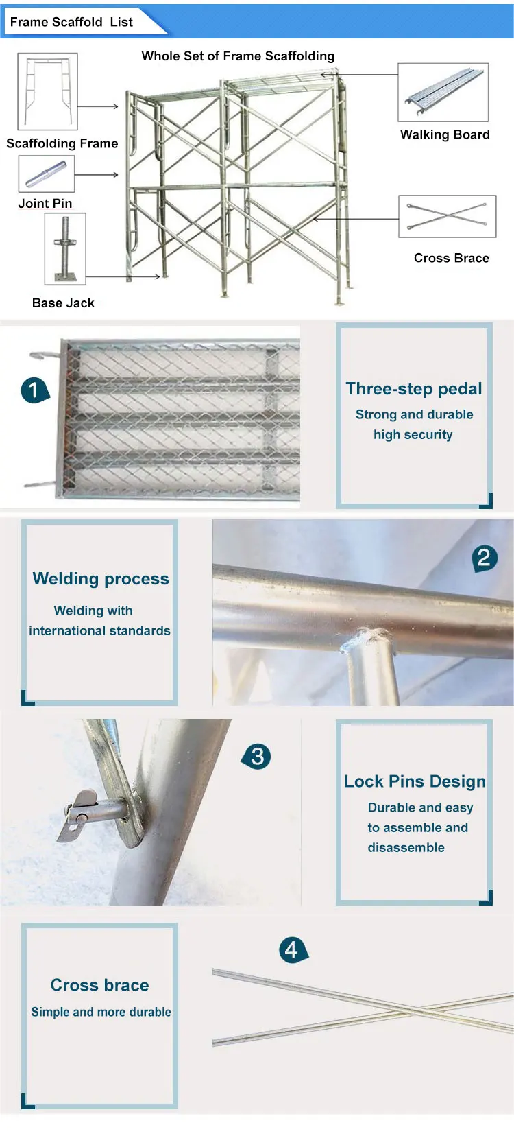 a-frame scaffolding design