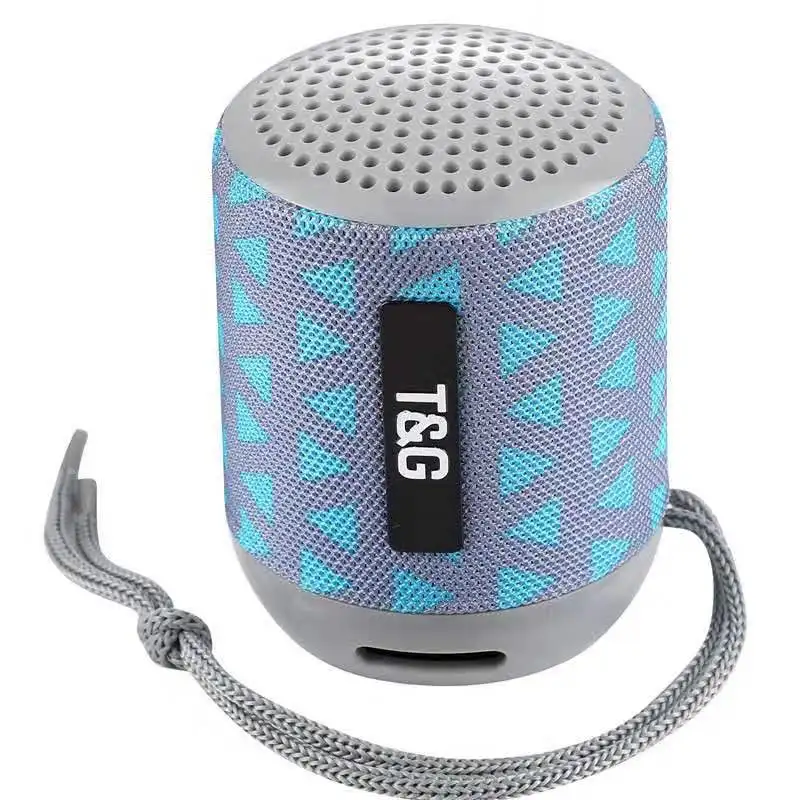 

Colorful fabric TG129 hifi speakers creative with lanyard wireless bass mini audio, Blue, red. black, blue + gray, red + blue, orange + blue