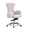 Hotel room upholstered velvet dining room system chair