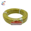 High voltage cable testing silicone rubber coated green yellow ground wire