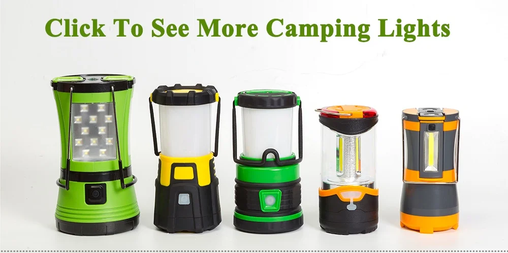 600 lumens camping lamp 18650 battery Rechargeable Camping Lantern with Detachable Portable Flashlight details