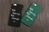 New Beginnings, New Challenges Letter Matte Frosted Back Cover Phone Case for iPhone 5 6 6S Plus Hard Plastic Case