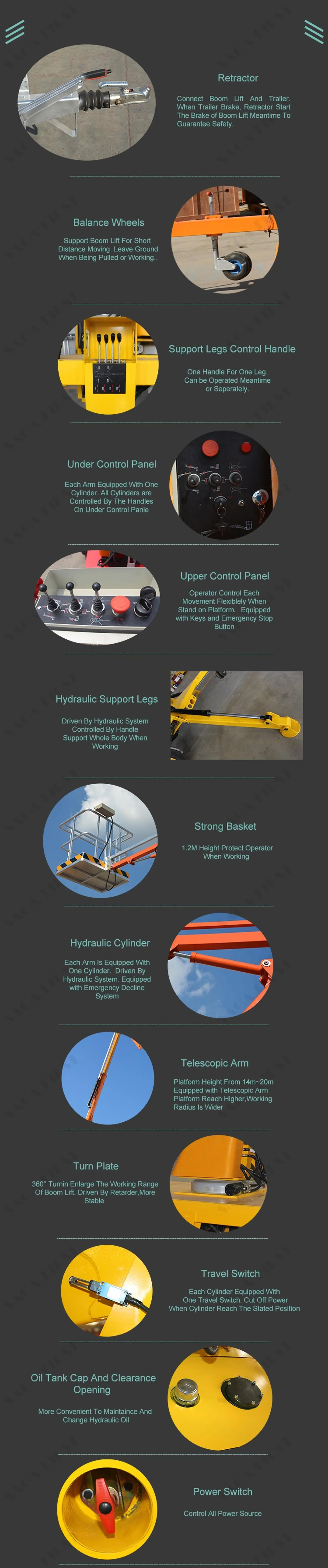 18 towable boom lift