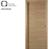 Soundproof Semi Solid Core Flush Interior Composite Hollow Core Wood Door