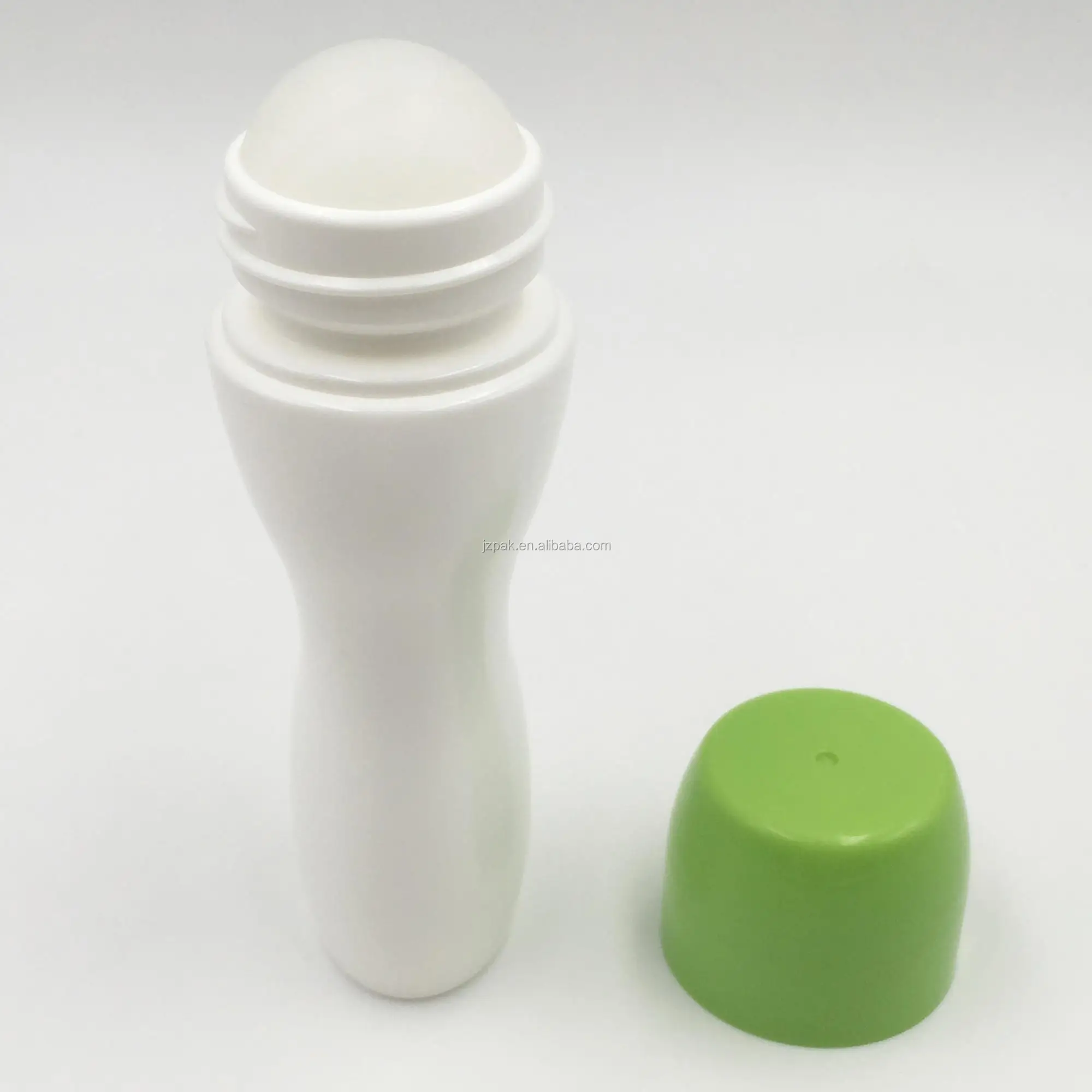 PP roll on bottle 50ml plastic deodorant bottle with pp ball cosmetic deodorant roller container