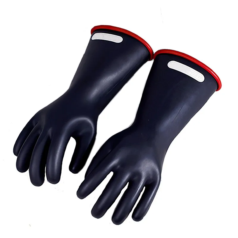 Arc Flash Protective High Voltage Insulating Latex Rubber Electrical Safety Shock Hand Gloves
